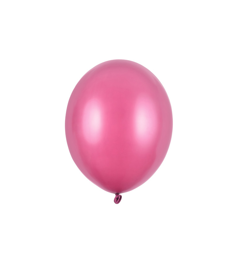 Balónky - metalicky růžové