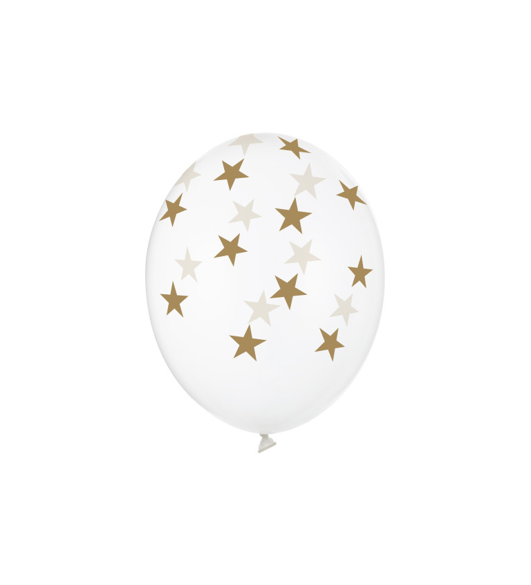 Balónky - Zlaté hvězdičky