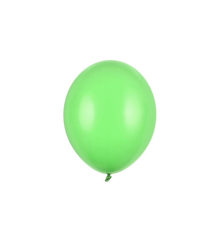 Světle zelené latexové balónky - 10 kusů