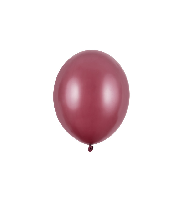 Latexové balónky - metalický maroon