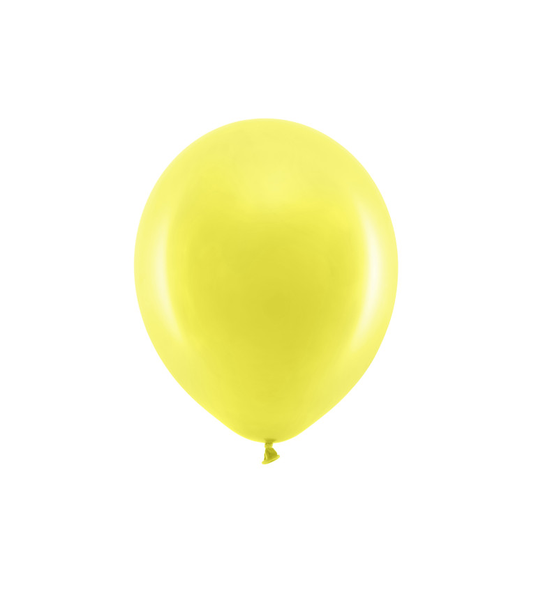 Balónky latexové žluté 10ks