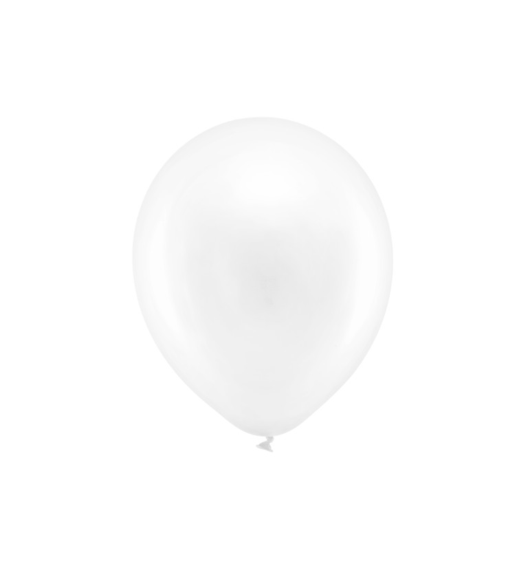 Bílé balónky 100 ks