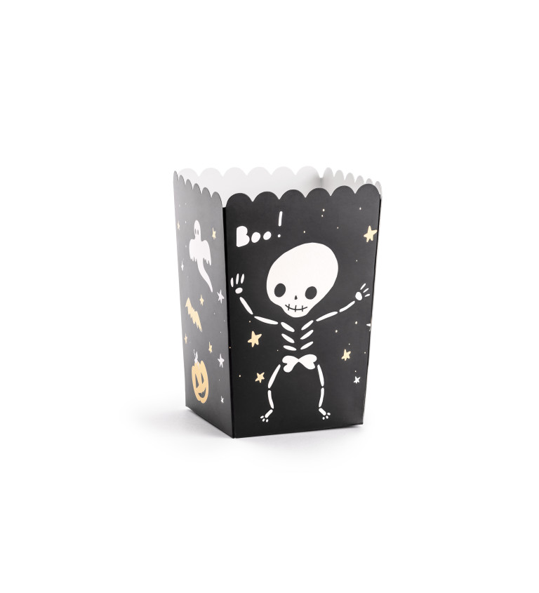 Popcornové krabičky s halloweenským motivem