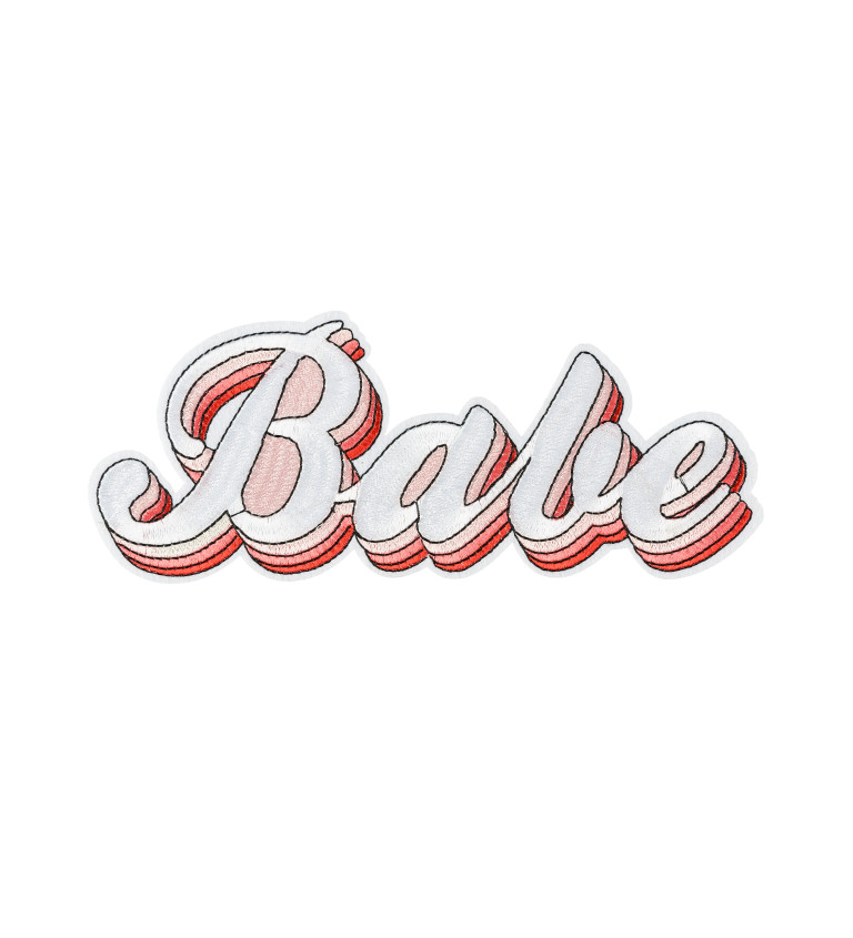 Nažehlovačka - nápis Babe
