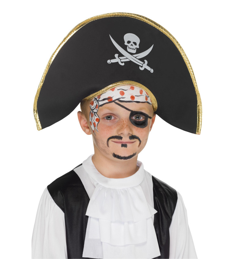 Dětský klobouk - pirátský