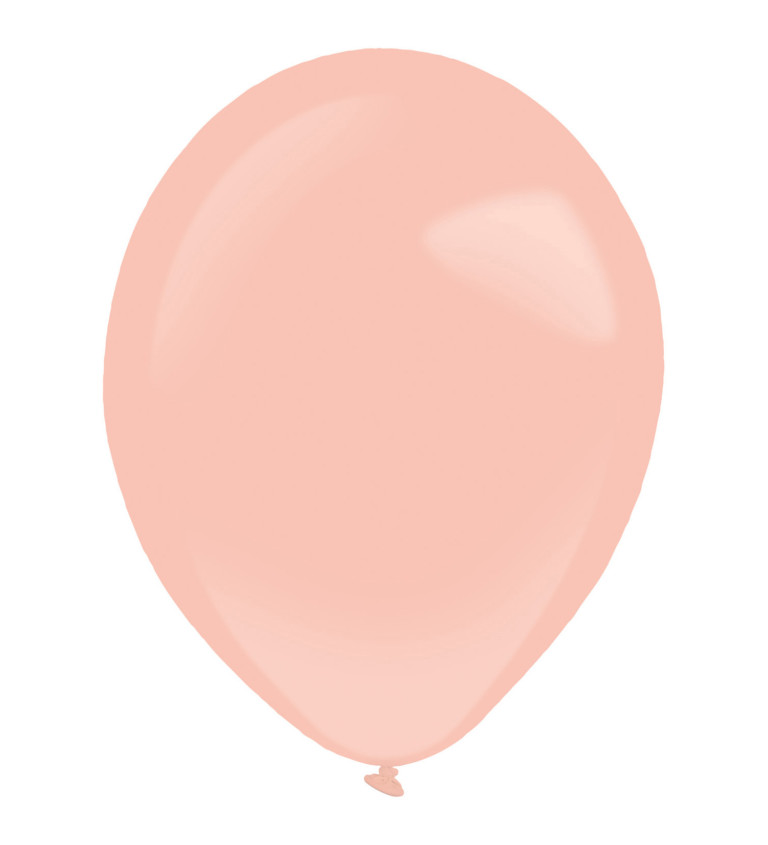 Nude růžové balónky