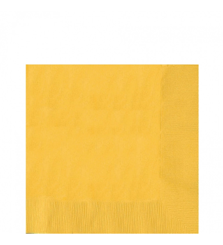 Ubrousky - zářivě žluté