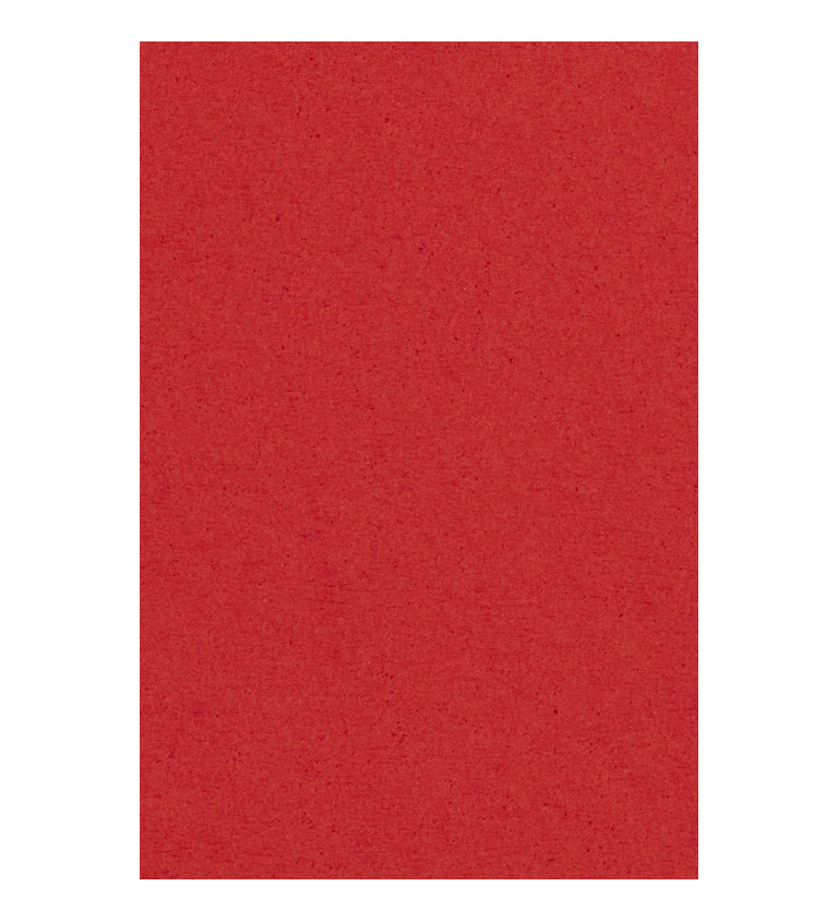 Červený papírový ubrus