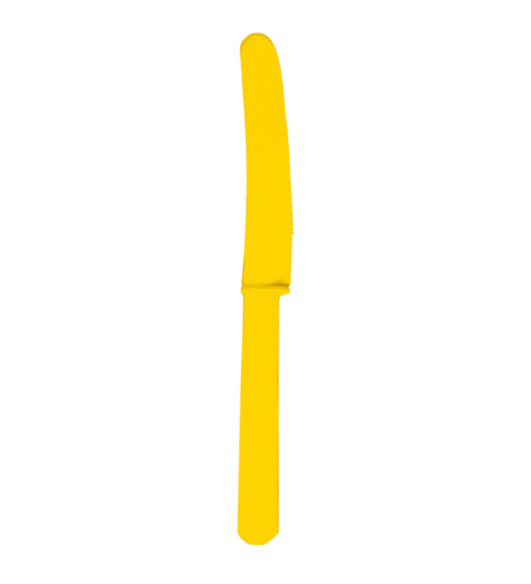 Plastové nože - žluté