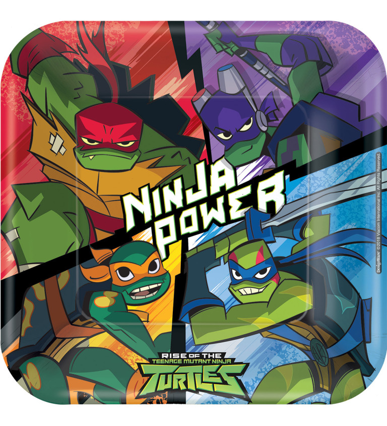 Želvy ninja talíře