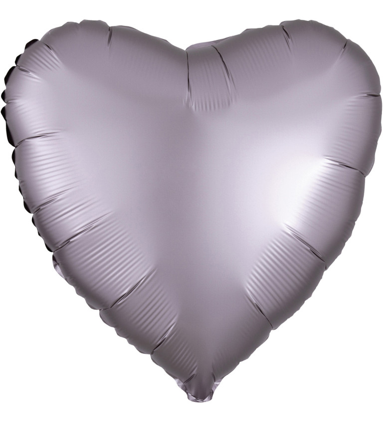 Balón fialové srdce