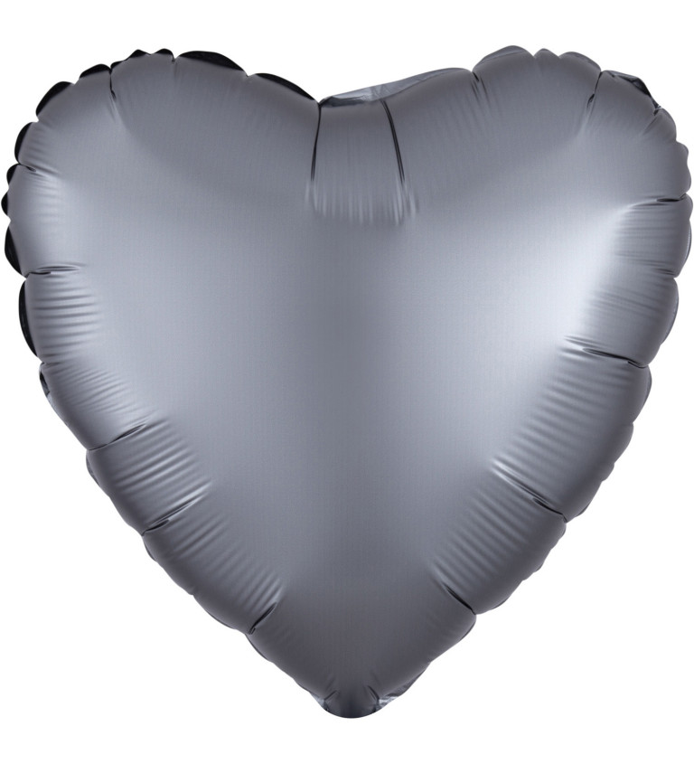 Balón - srdce šedé