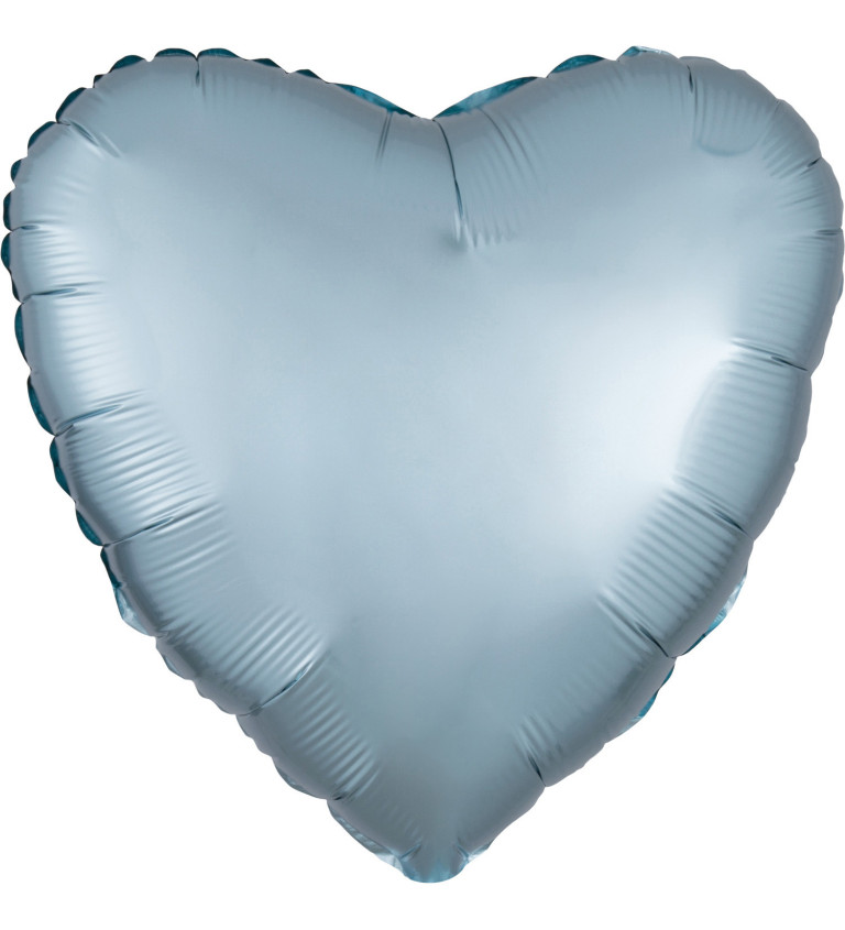 Balónek srdce - světle modré