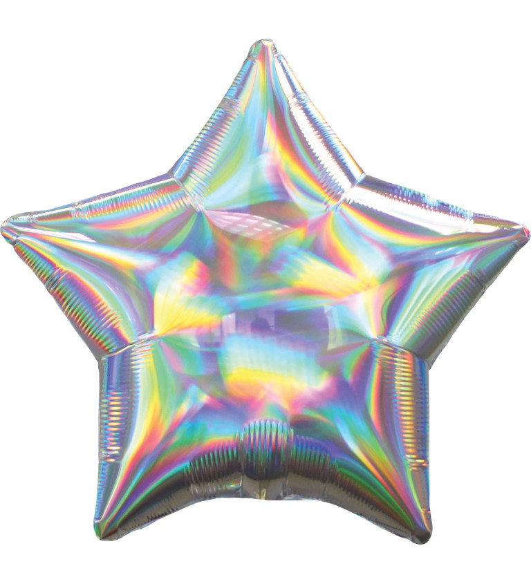 Balónek fóliový - hvězda