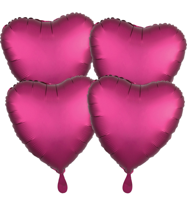 Set balónků růžová srdce