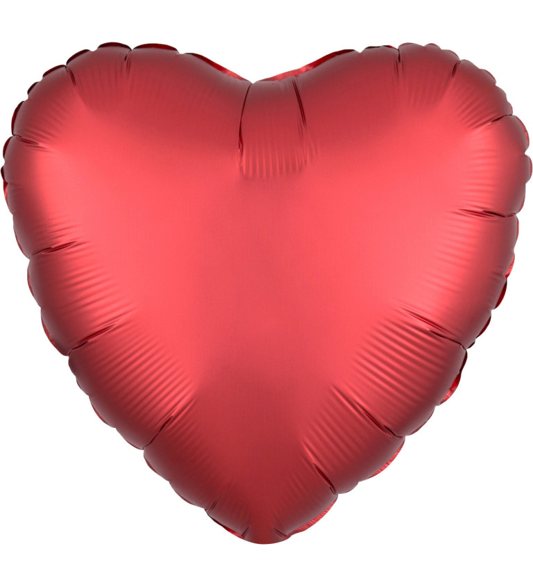 Balónek srdce - červené