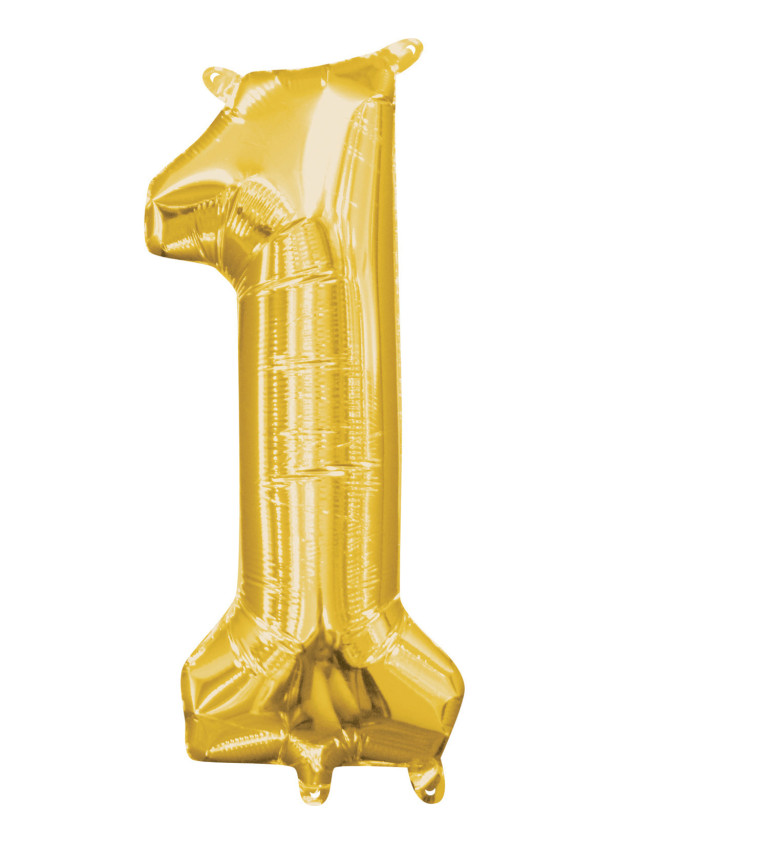 Fóliový balónek zlatý - 1