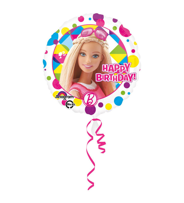 Barbie narozeninový balónek