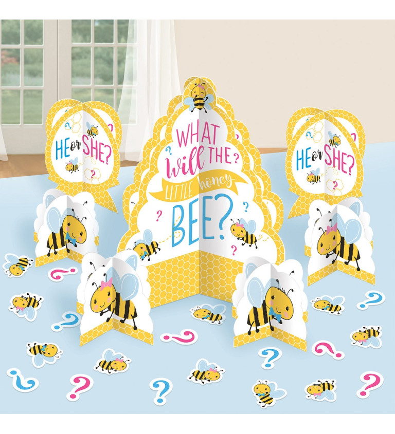 Stolní dekorace s včelkami