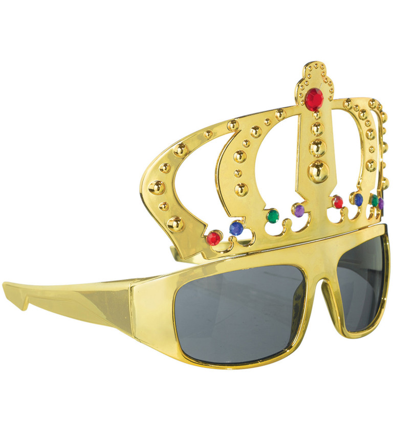 Zlaté párty brýle pro krále