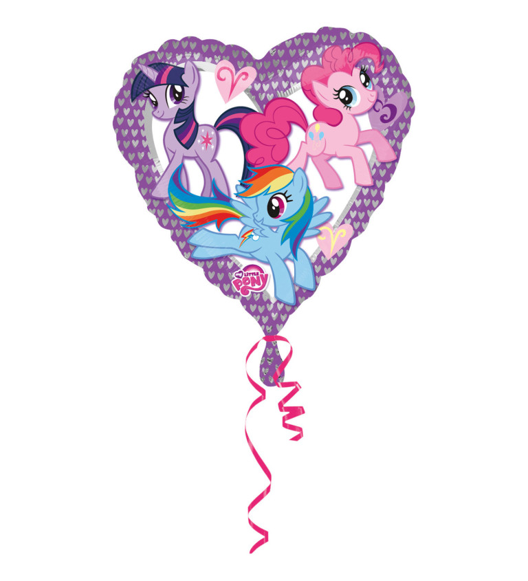 Balónek "My litte pony" srdce