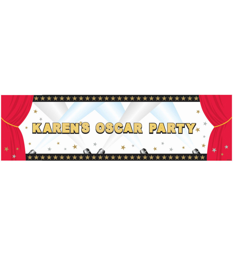 Banner "Karen´s Oscar party"
