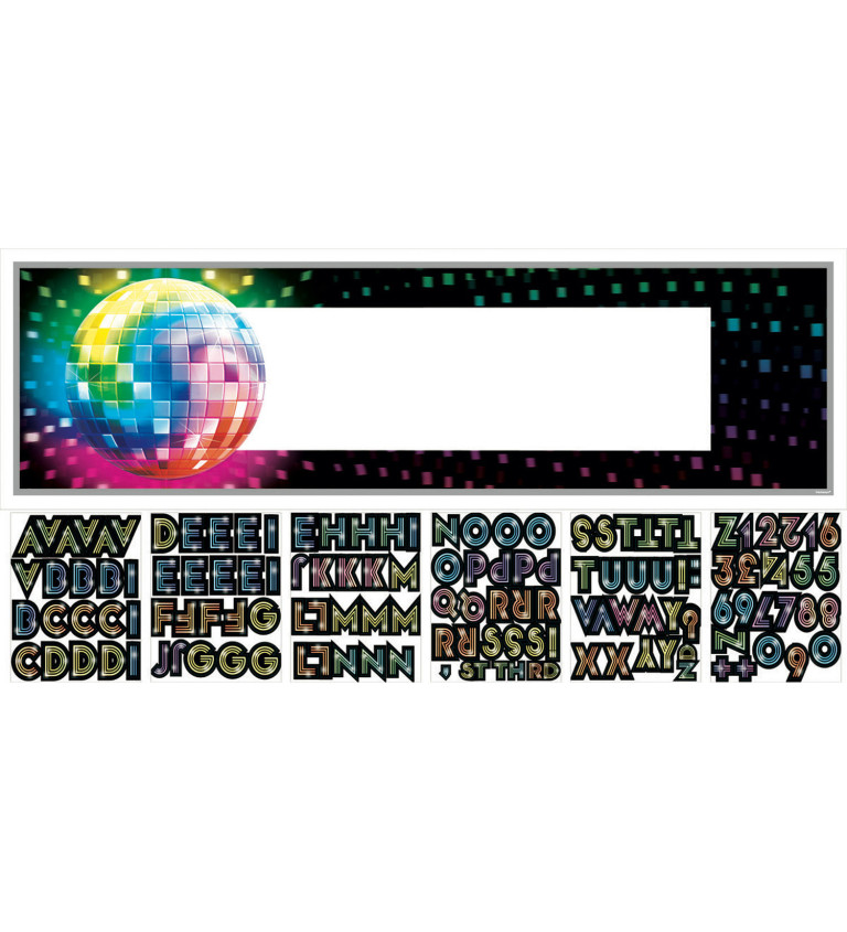 Personalizovaný Disco banner