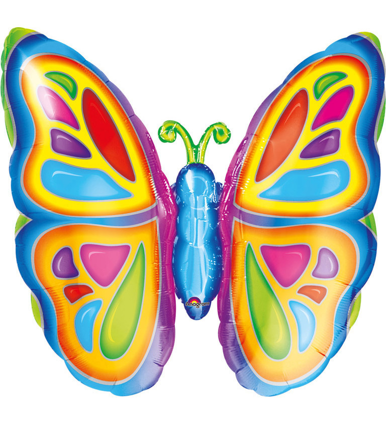 Balónek fóliový - Motýl