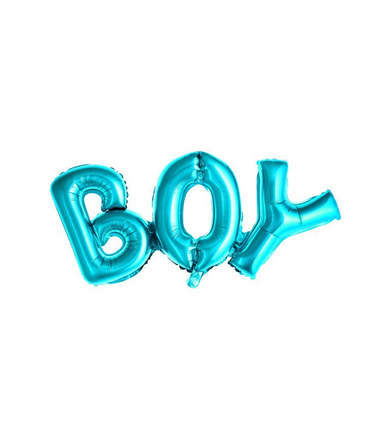 Balónek nápis Boy - modrý