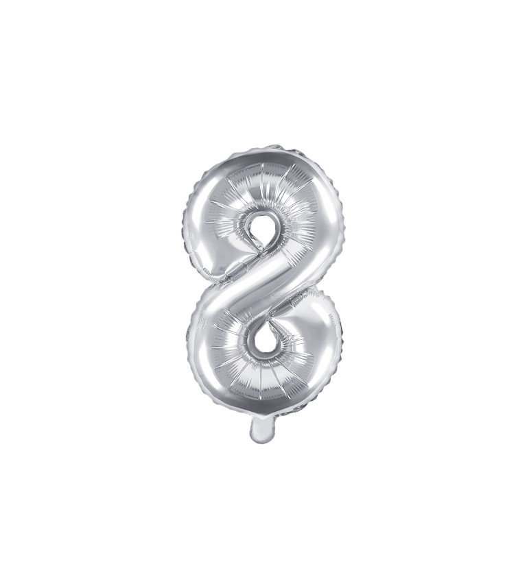 Fóliový balónek ve tvaru čísla "8"