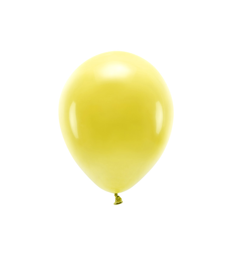 Latexové žluté balónky ECO