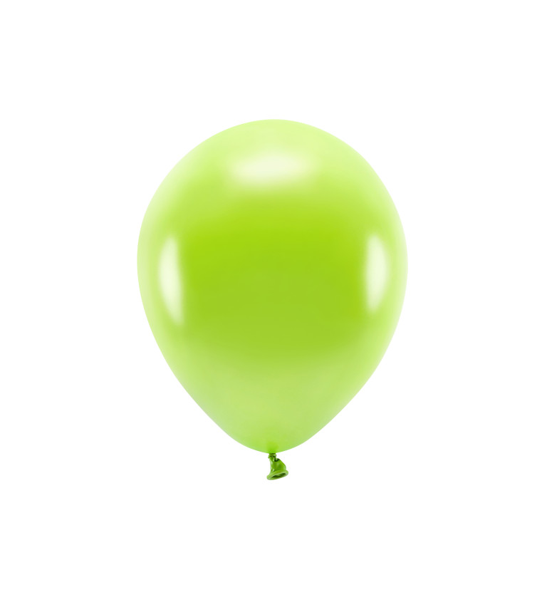 ECO balónky metalické - zelené jablko