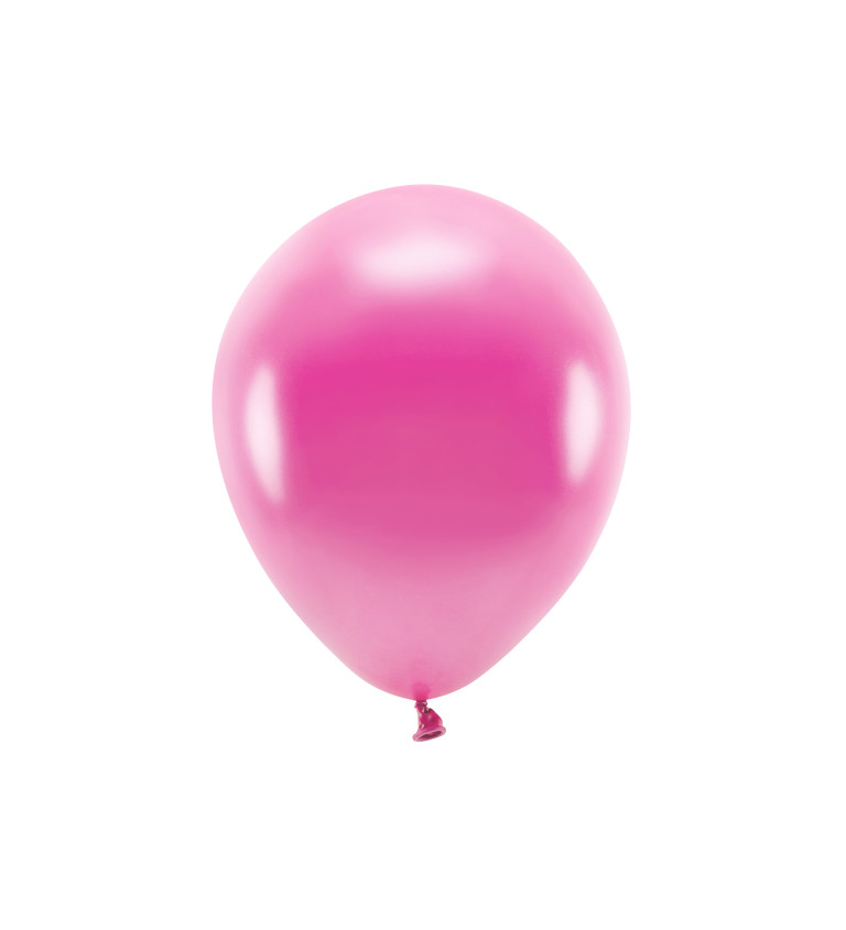 Balónky růžové lesklé