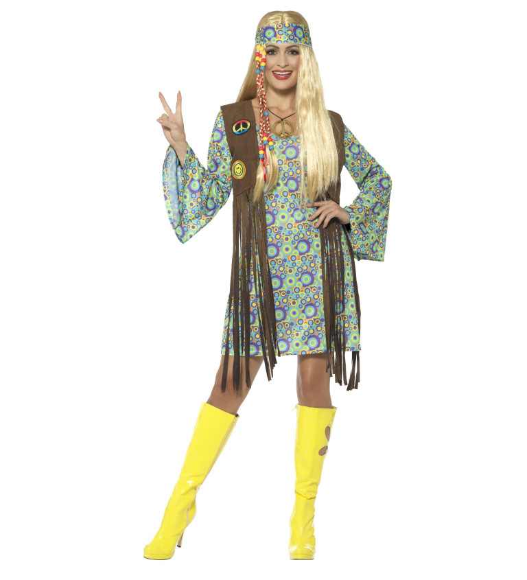 Hippie z 60. let - Dámský kostým