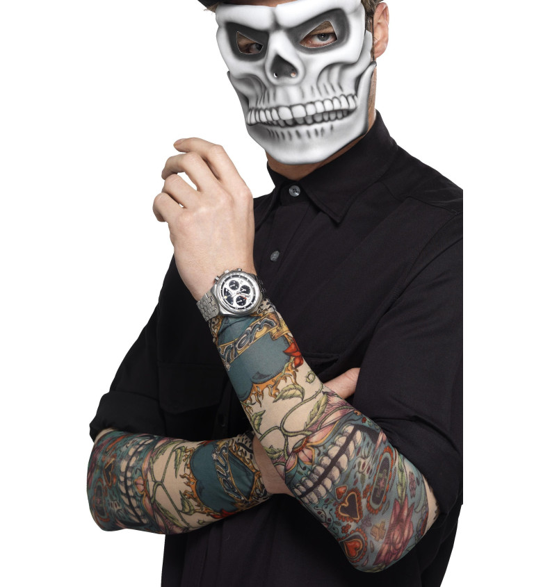 Rukávy s tetováním - Den mrtvých