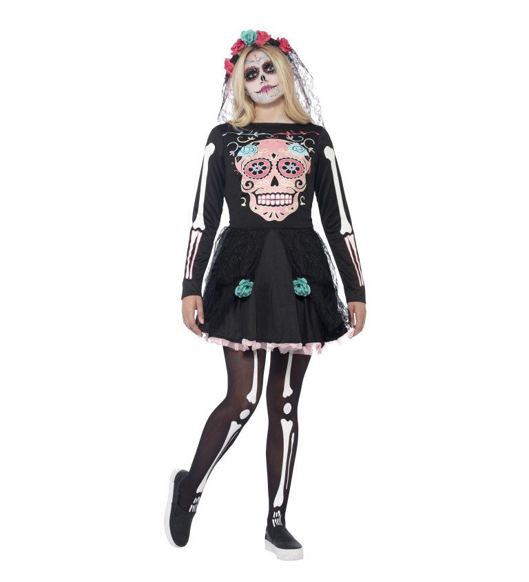 Sugar Skull dívčí kostým