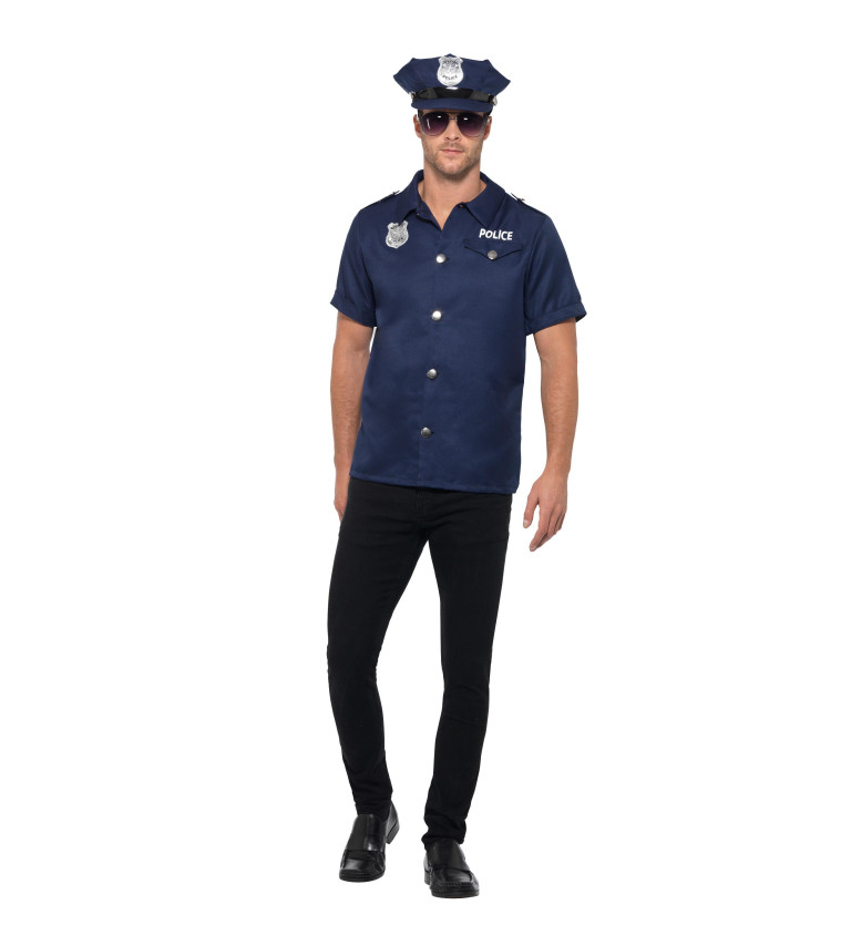 Pánský kostým policajta