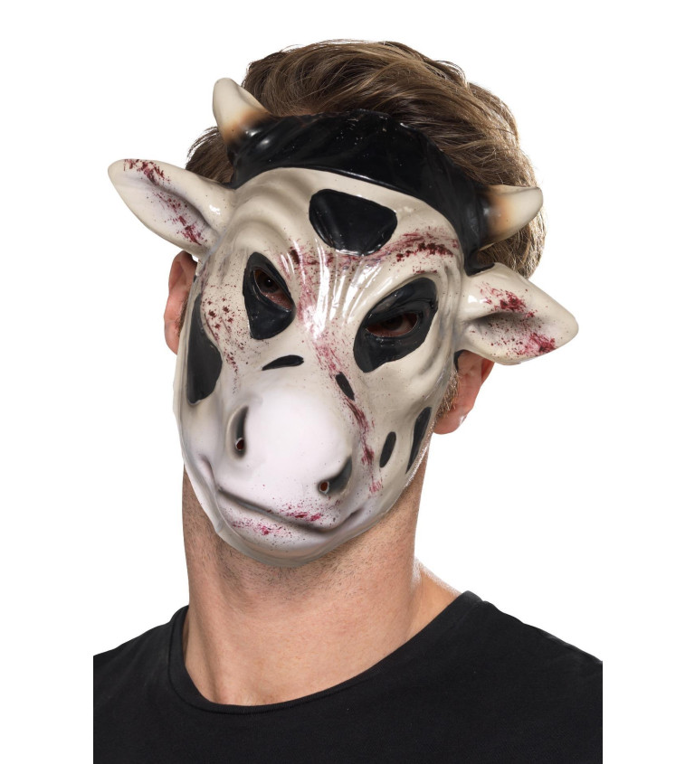 Halloweenská maska Zabiják krav