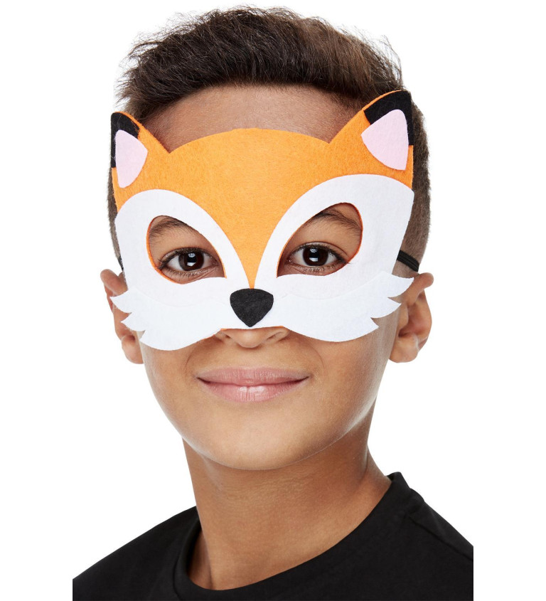 Dětská filcová maska liška