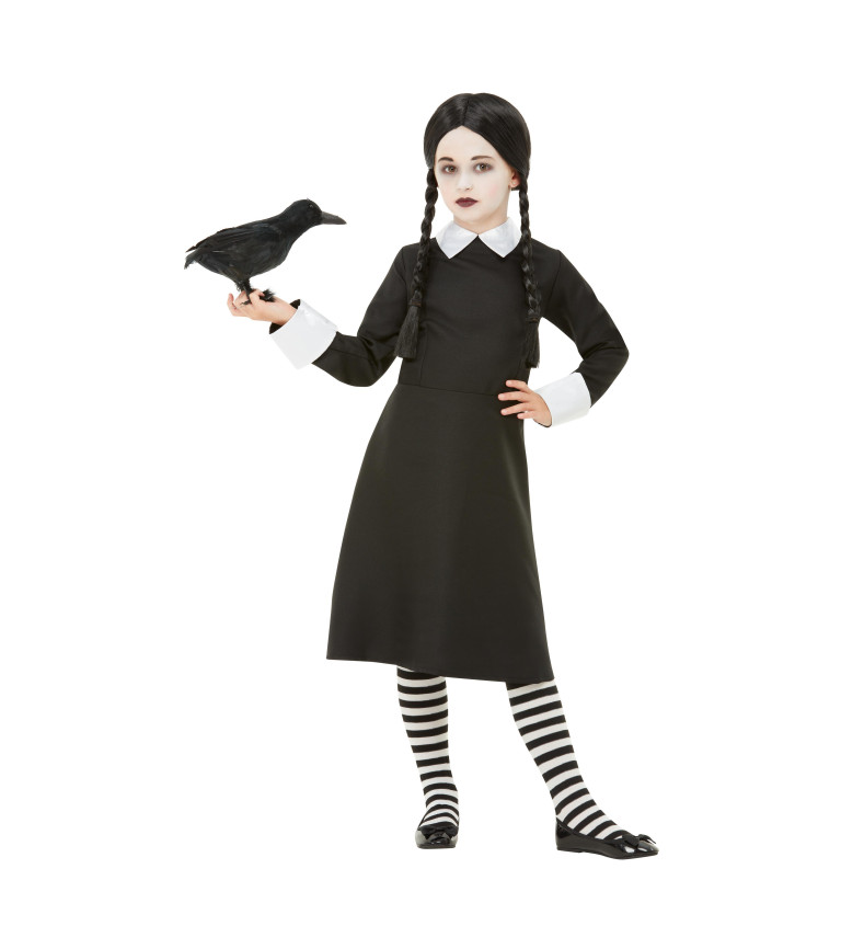 Kostým Wednesday Addamsové - dětský