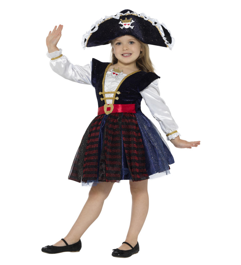 Dětský kostým malé pirátky