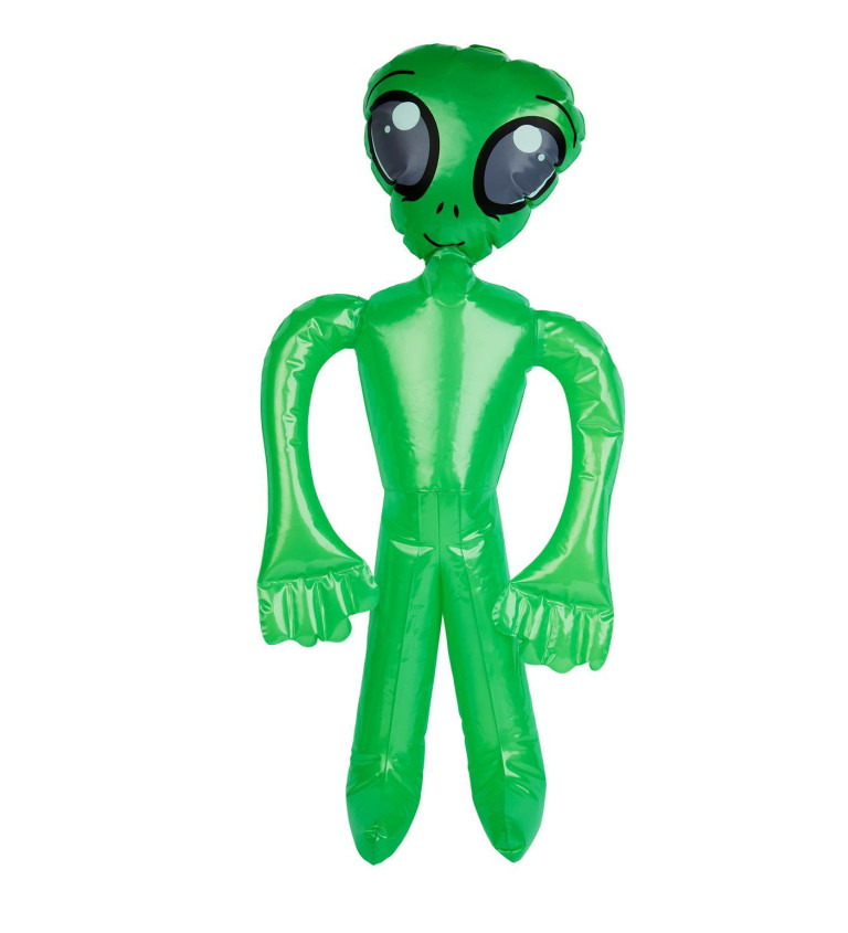 Balónek zelený mimozemšťan