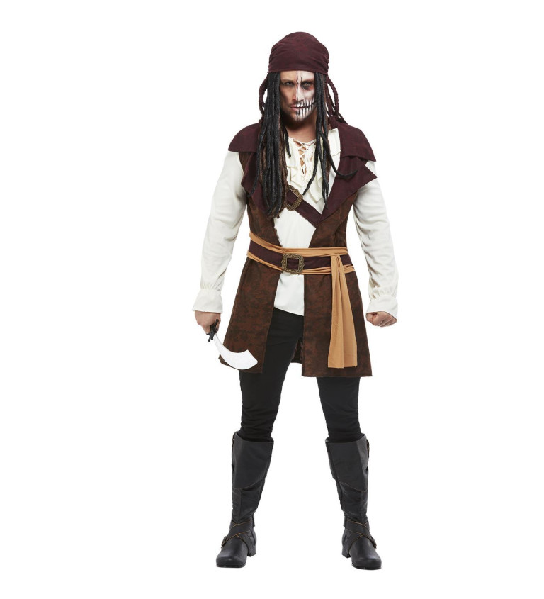 Pánský kostým Temný pirát