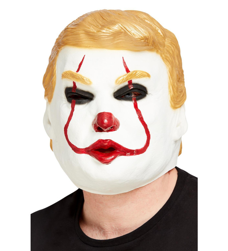 Hororová maska - Klaun prezident