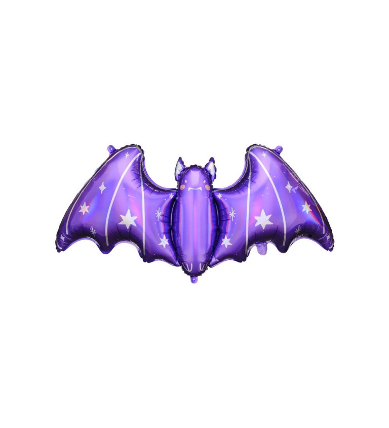 Fóliový fialový netopýr balónek