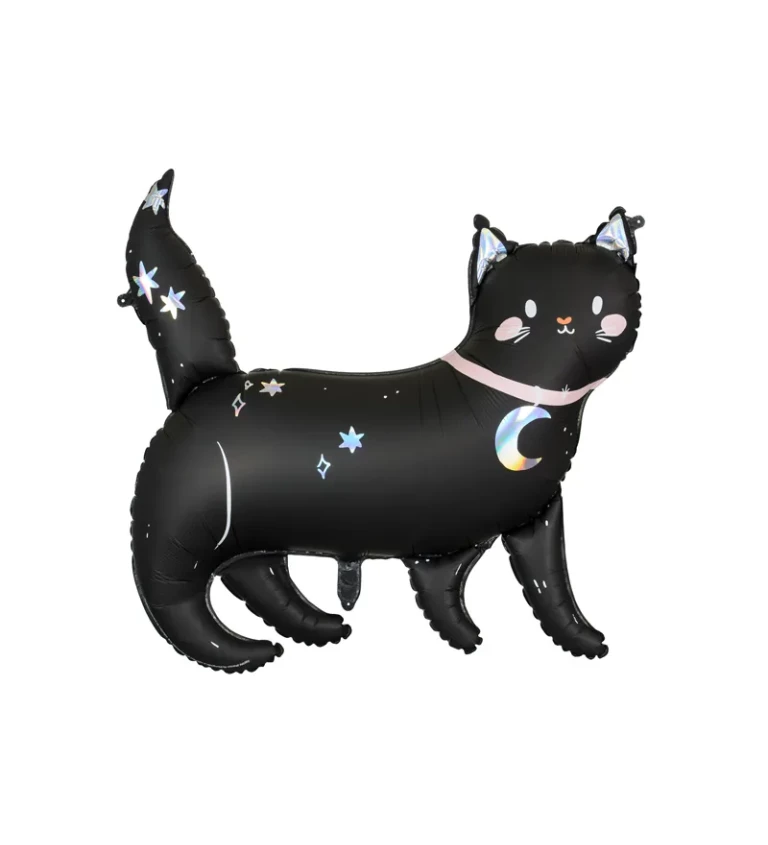 Černý balónek kočka