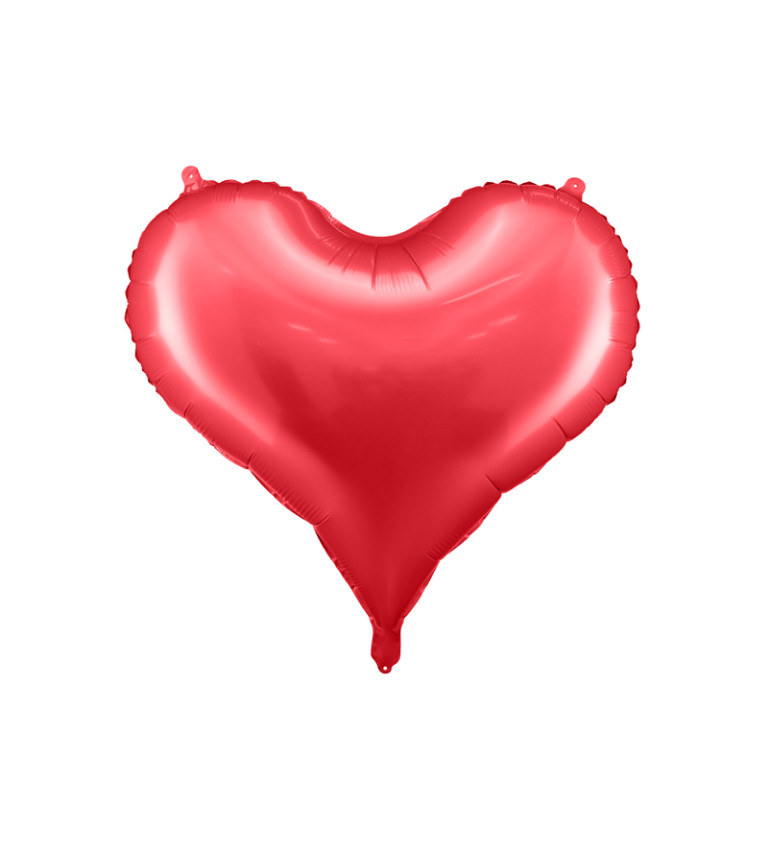 Fóliový balónek - červvené srdce