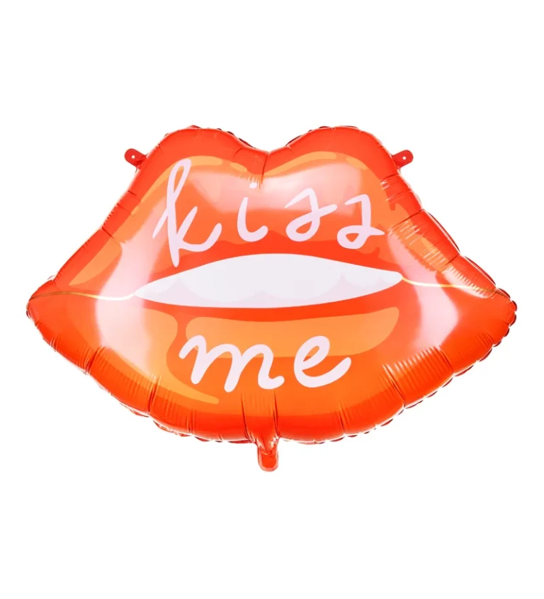 Fóliový balónek ve tvaru pusy - Kiss me