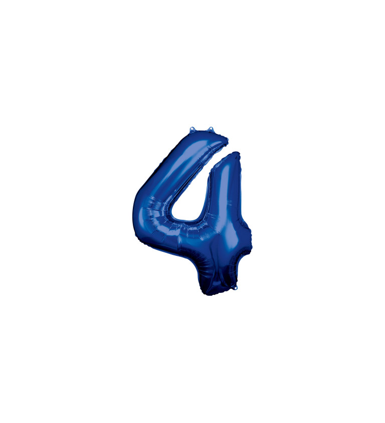 Fóliový balónek ve tvaru čísla 4