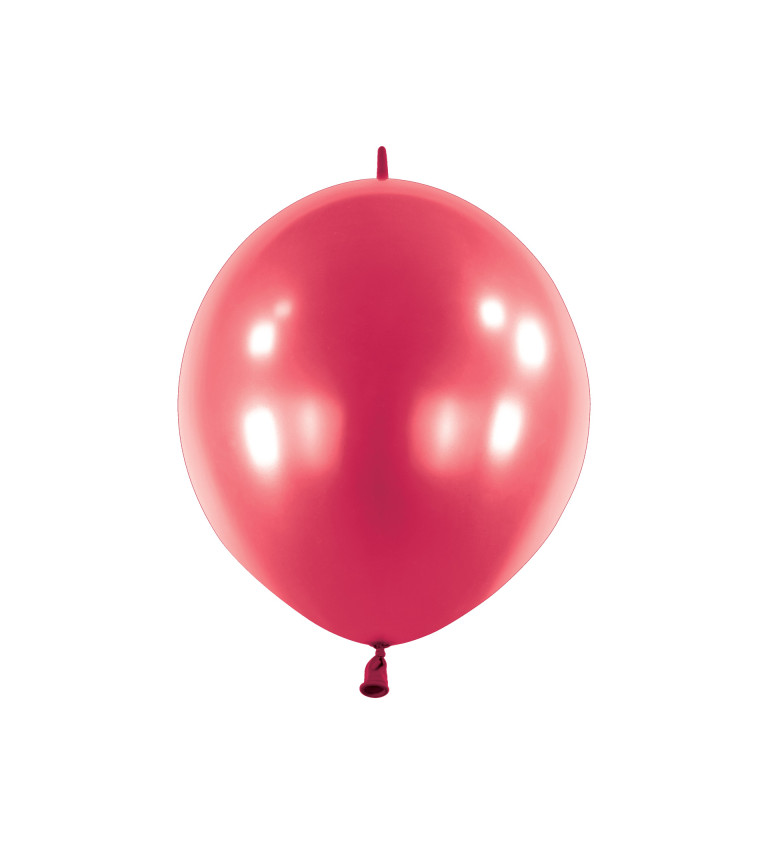 Burgundový metalický balón